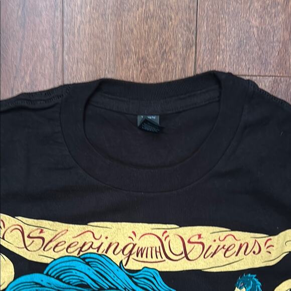 Sleeping With Sirens Black Graphic Tee, Size Medium, NWOT - Picture 2 of 8